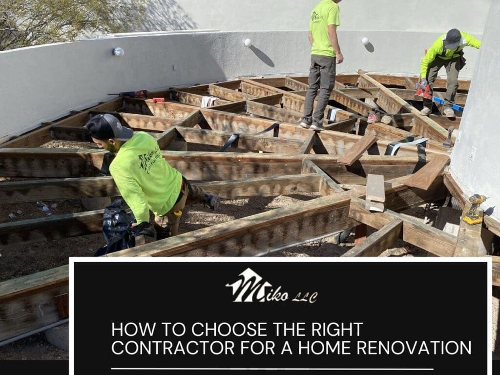 How to Choose the Right Contractor for a Home Renovation